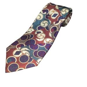 Robert Talbott Best Of Class Colorful Geometric Design Silk Necktie